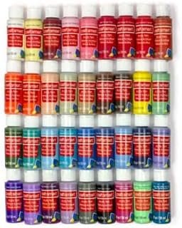 Craft Smart 36 Assorted Acrylic Paint Set Non-Toxic Paint For Drawing, P...