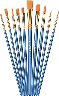 Mr. Pen- Artist Paint Brushes for Acrylic Painting, 10 pcs, Ergonomic Wo...