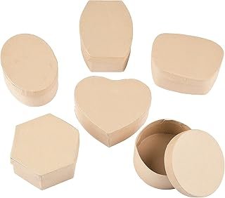 Fun Express DIY Cardboard Box Assortment -12 pieces - Kids do it yoursel...