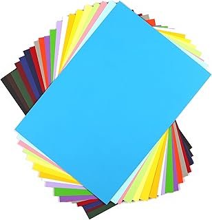 Colored Cardstock 20 Sheets, 20 Assorted Colors A4 Size Cardstock Paper ...