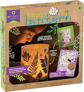 Craft-Tastic Nature Lantern - Nature DIY Craft Kit - Outdoor Crafting Fu...