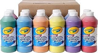 Crayola Washable Paint for Kids (12ct), Teacher Supplies, School Classro...