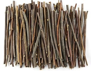 TKOnline 100Pcs 10cm 0.1-0.2 Inch in Diameter Wood Log Sticks for DIY Cr...
