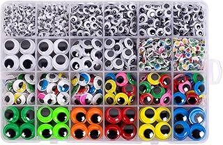 1620pcs Googly Wiggle Eyes Self Adhesive, for Craft Sticker Eyes Multi C...