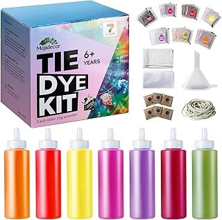 Tie Dye Kit - 7 Pastel Shades All in One Tie Dye Kits for Adults & Kids,...