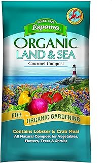 Espoma Organic Land and Sea Gourmet Compost with Lobster & Crab Meal; th...