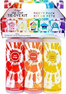 Tulip One-Step Tie-Dye Kit Extra Large Block Party 16 oz Easy Squeeze Bo...