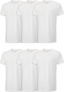 Fruit of the Loom Men's Crew Tee Undershirts, Moisture Wicking & Tag Fre...
