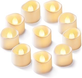 Homemory 12Pcs Flickering Flameless Candle Battery Operated, 200+Hours F...