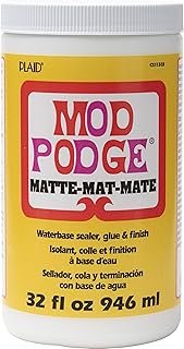 Matte Sealer, Glue & Finish: All-in-One Craft Solution- Quick Dry, Easy ...