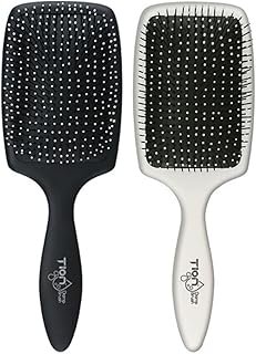 Tion Pro Detangling Wet Hair Brush Set (Black&White) by TION | Negative ...