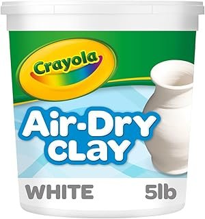 Crayola Air Dry Clay (5lbs), Teacher Supplies, Natural White Modeling Cl...