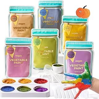 Washable Finger Paints Powder for Toddlers, Safe Paints for Baby's Hand ...