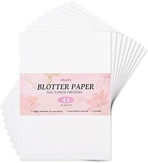 Aboofx 20 Sheets Blotting Paper for Flower Press, Large 8.26 x 11.8 inch...