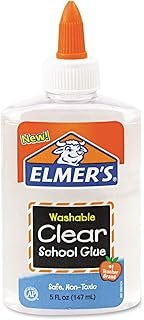 Elmer's E305 School Glue Washble Clear, 5 oz, Clear