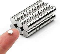 60pcs Small Magnets,Round for Refrigerator , Cylinder, Fridge , Office ,...