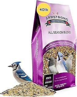 Armstrong Wild Bird Food All Season Bird Seed Blend, 40 Pounds - with Cu...