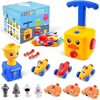 BAKAM Toddler Toys 3-4 for Boys Girls, Balloon Launcher & Powered Car Se...