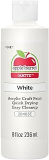 Apple Barrel Acrylic Paint in Assorted Colors (8 Ounce), 20403 White