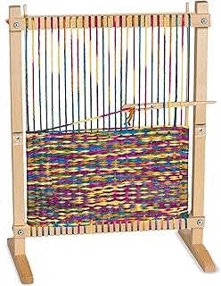 Melissa & Doug Wooden Multi-Craft Weaving Loom: Extra-Large Frame (22.75...