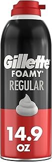 Gillette Foamy Classic Shave Foam for Men, Protection Against Shaving Ir...