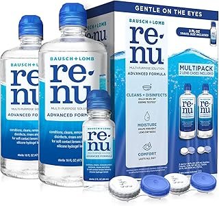 Renu Contact Lens Solution, Advanced Formula, Multi-Purpose Solution wit...