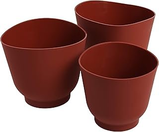Norpro Silicone Bowl Set 3 Piece Red 1019R