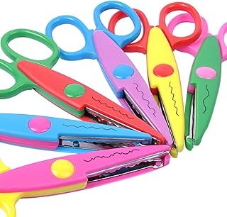 UCEC Craft Scissors Decorative Edge, Zig Zag, Kids Safety Design Pattern...