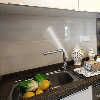 COSNIGHT Clear Contact Paper Kitchen Oil Proof Waterproof Wallpaper Self...