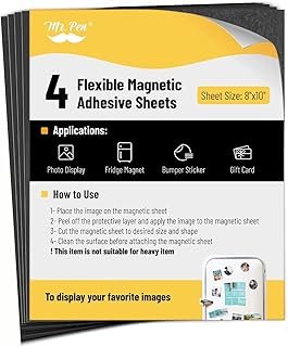 Mr. Pen- Adhesive Magnetic Sheets, 8
