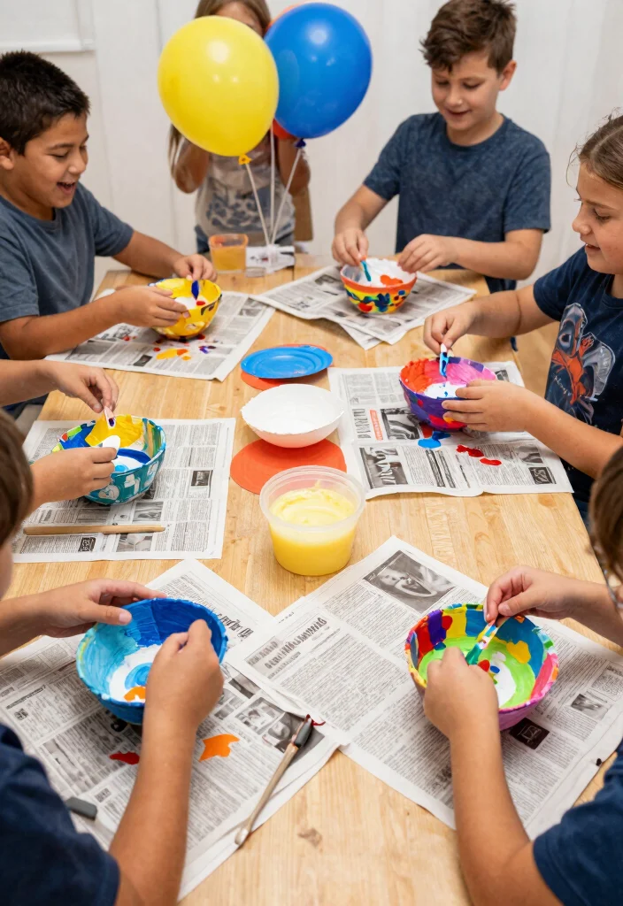 15 Simple Kids Recycling Ideas DIY Using Everyday Waste Materials - 9. Paper Mache Bowls 1