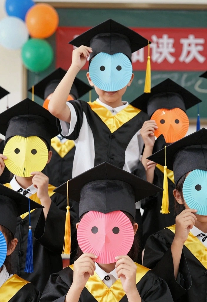 16 Easy Paper Plate Crafts for Kids Perfect for Home and School - 15. Graduation Caps 1