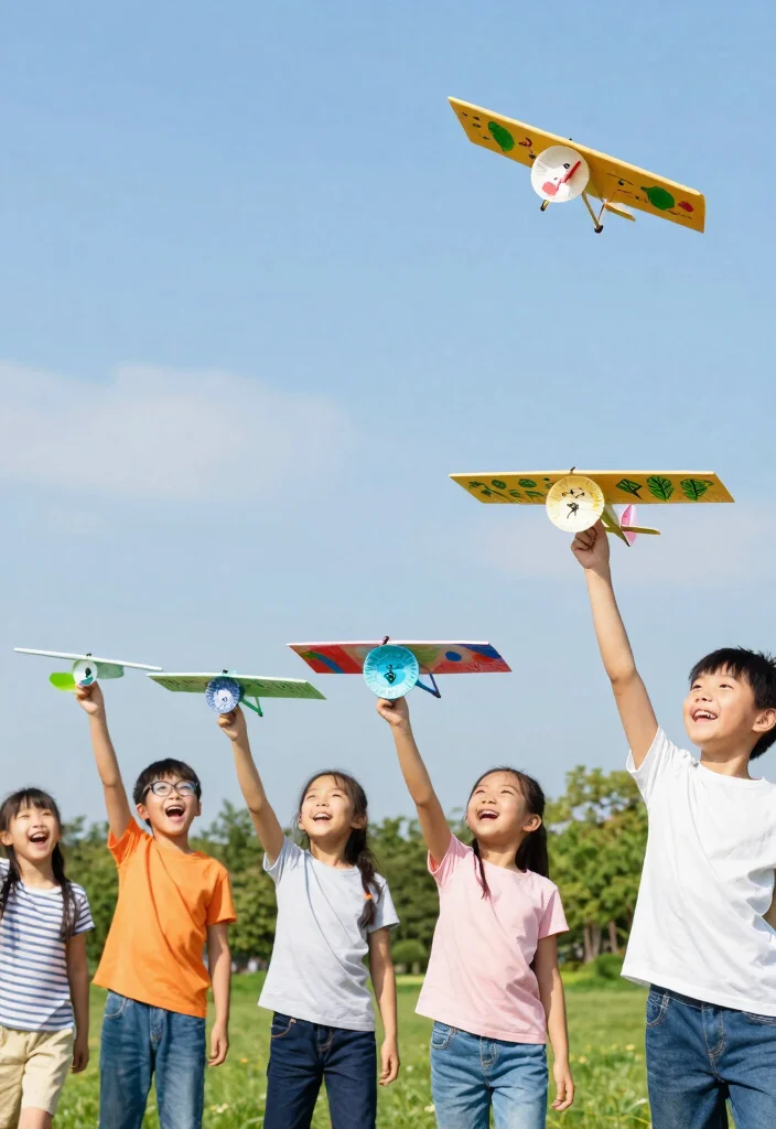 16 Easy Paper Plate Crafts for Kids Perfect for Home and School - 9. Paper Plate Planes 1