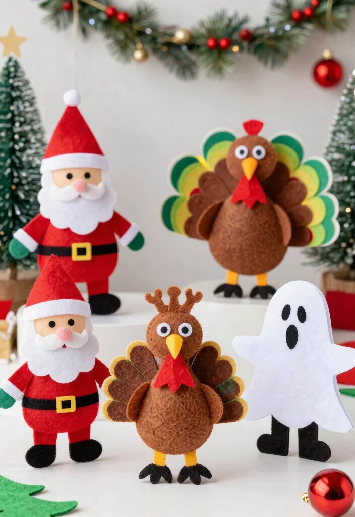 16 Fun Hand Puppets DIY Paper Crafts for Kids to Make at Home - 13. DIY Holiday-Themed Puppets 1