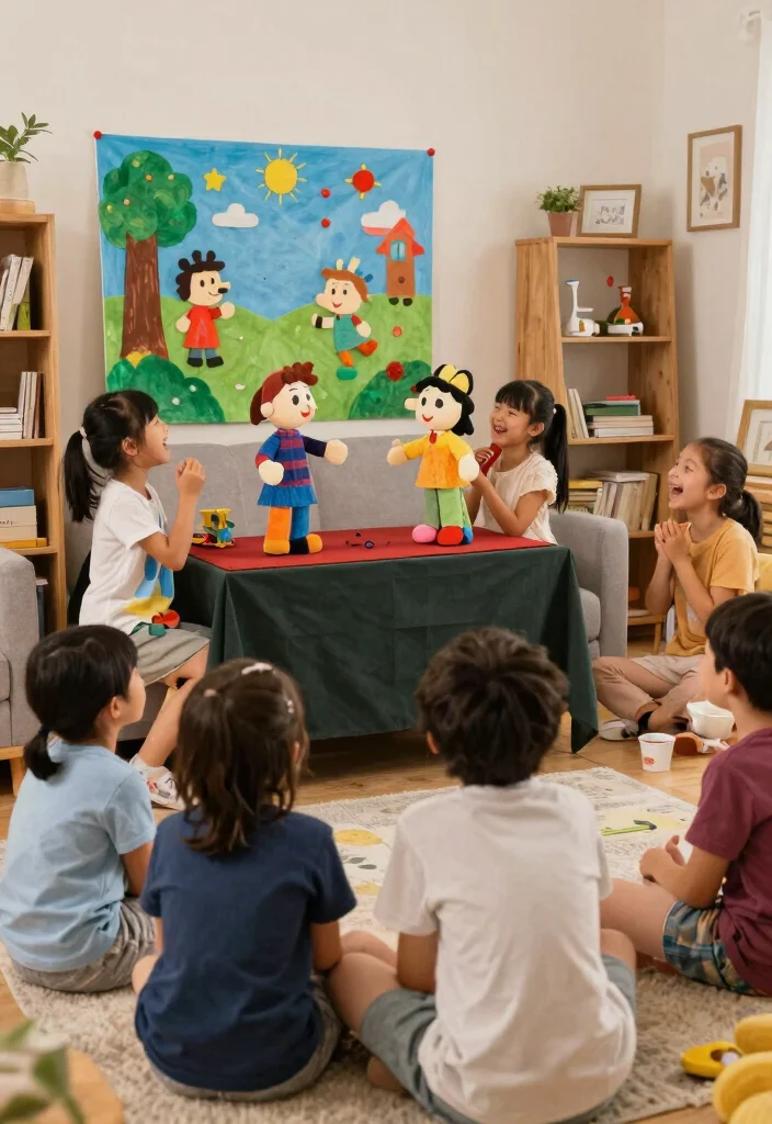 16 Fun Hand Puppets DIY Paper Crafts for Kids to Make at Home - 15. Storytelling with Puppets 1