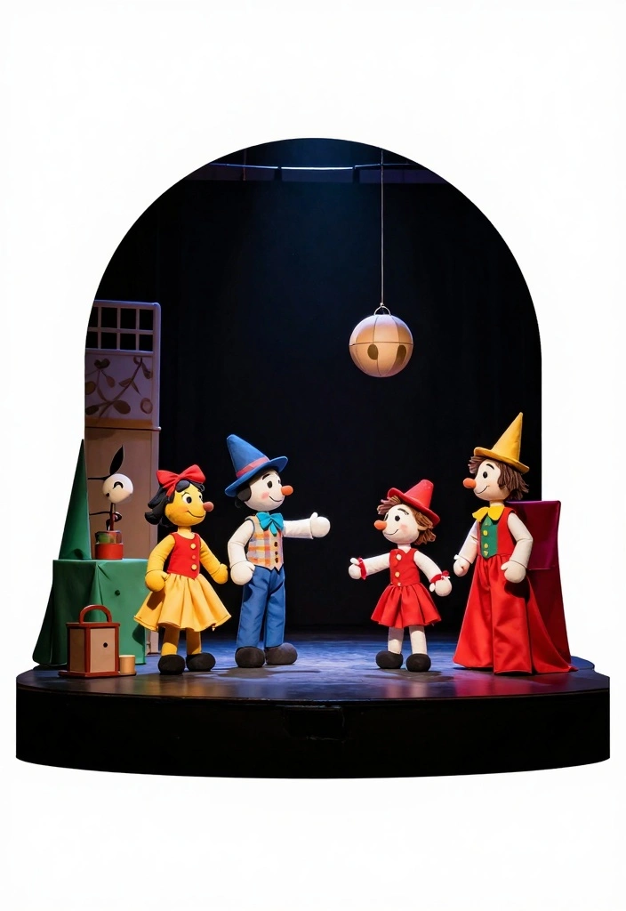 16 Fun Hand Puppets DIY Paper Crafts for Kids to Make at Home - 16. Puppet Show Extras: Costumes and Props 1