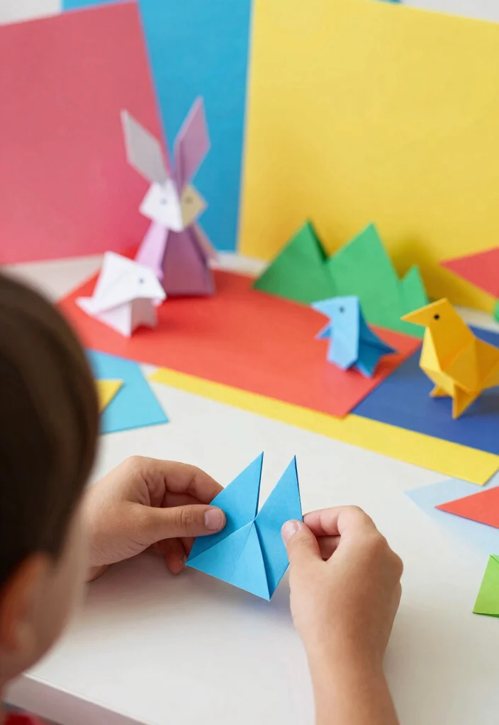 16 Fun Hand Puppets DIY Paper Crafts for Kids to Make at Home - 6. Origami Animal Puppets 1