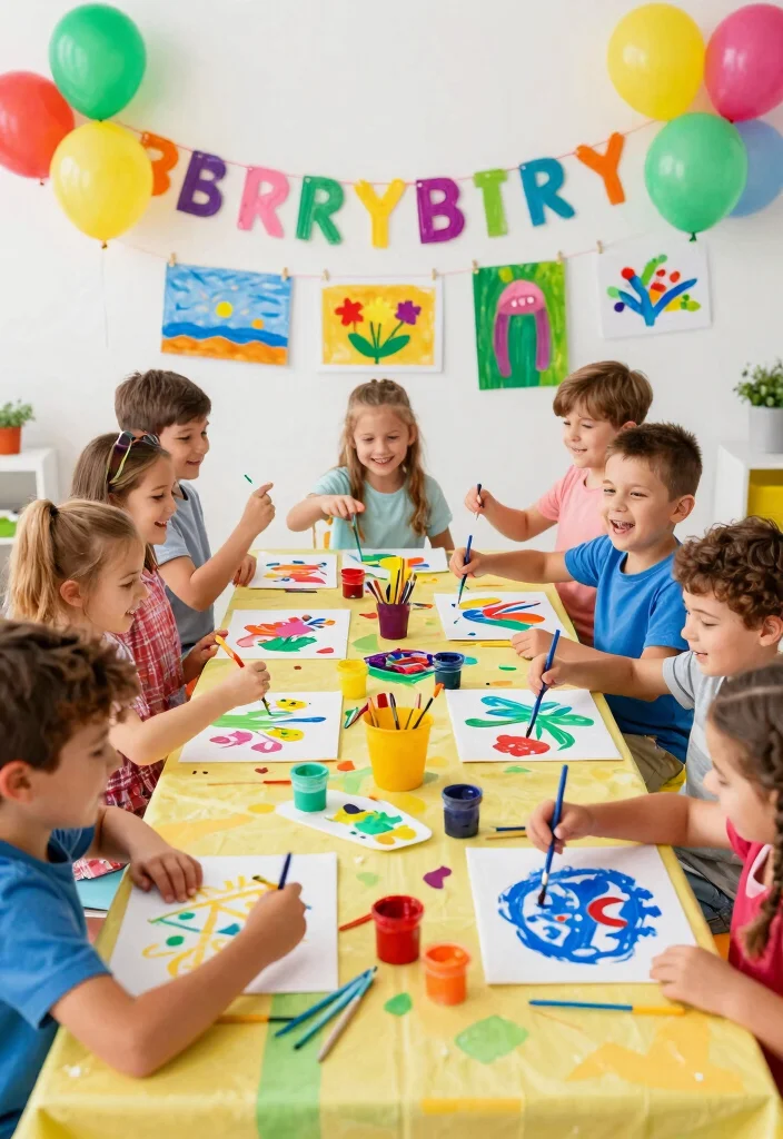 16 Fun Kids Finger Painting DIY Ideas for Creative and Messy Play - 16. Themed Finger Painting Parties 1