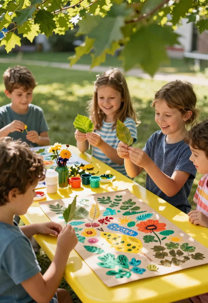 16 Fun Kids Finger Painting DIY Ideas for Creative and Messy Play - 2. Nature-Inspired Finger Painting 1