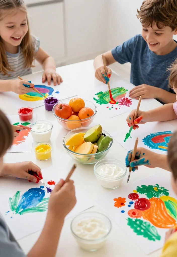 16 Fun Kids Finger Painting DIY Ideas for Creative and Messy Play - 5. Edible Finger Paints for Safe Play 1