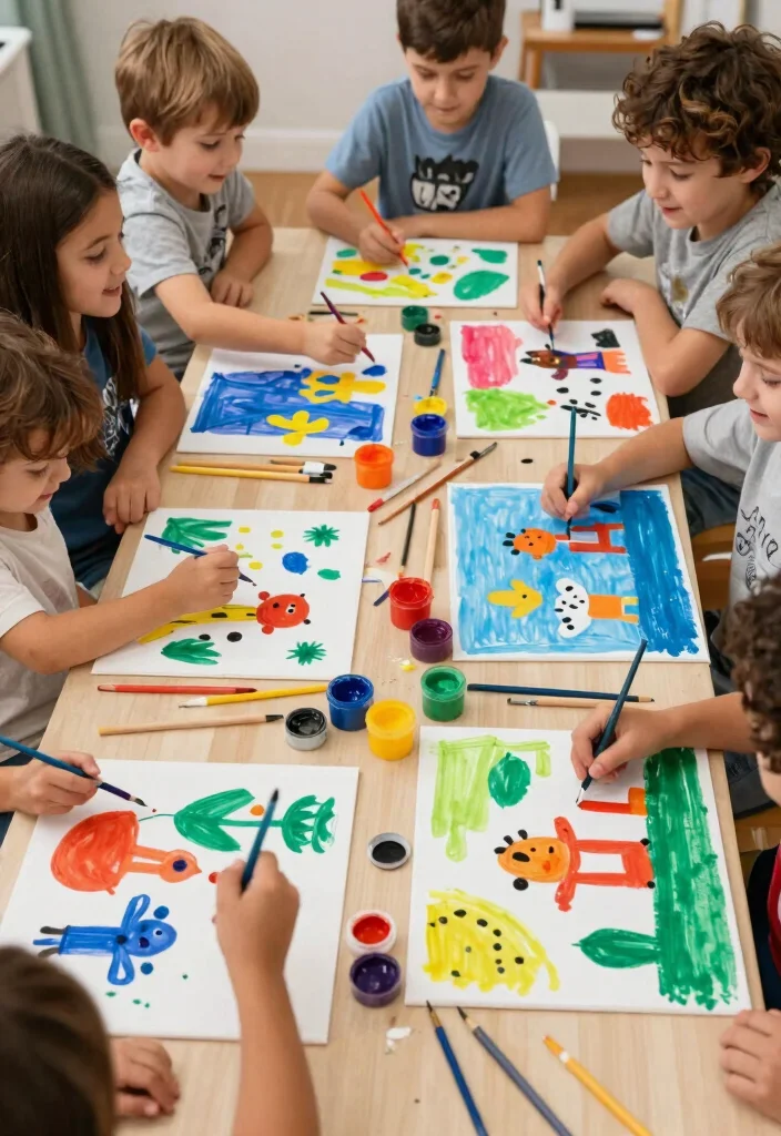 16 Fun Kids Finger Painting DIY Ideas for Creative and Messy Play - 8. Creative Storytelling with Finger Paints 1