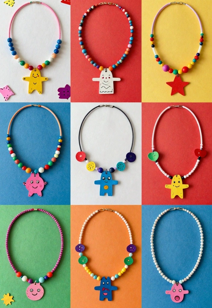18 Creative Kids Necklace Crafts DIY Using Beads and Recycled Materials - Conclusion 1