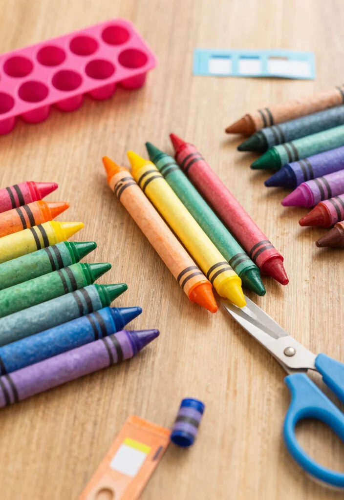 18 Creative Recycling Ideas for Kids – Fun and Easy DIY Projects - 8. Upcycled Crayons 1