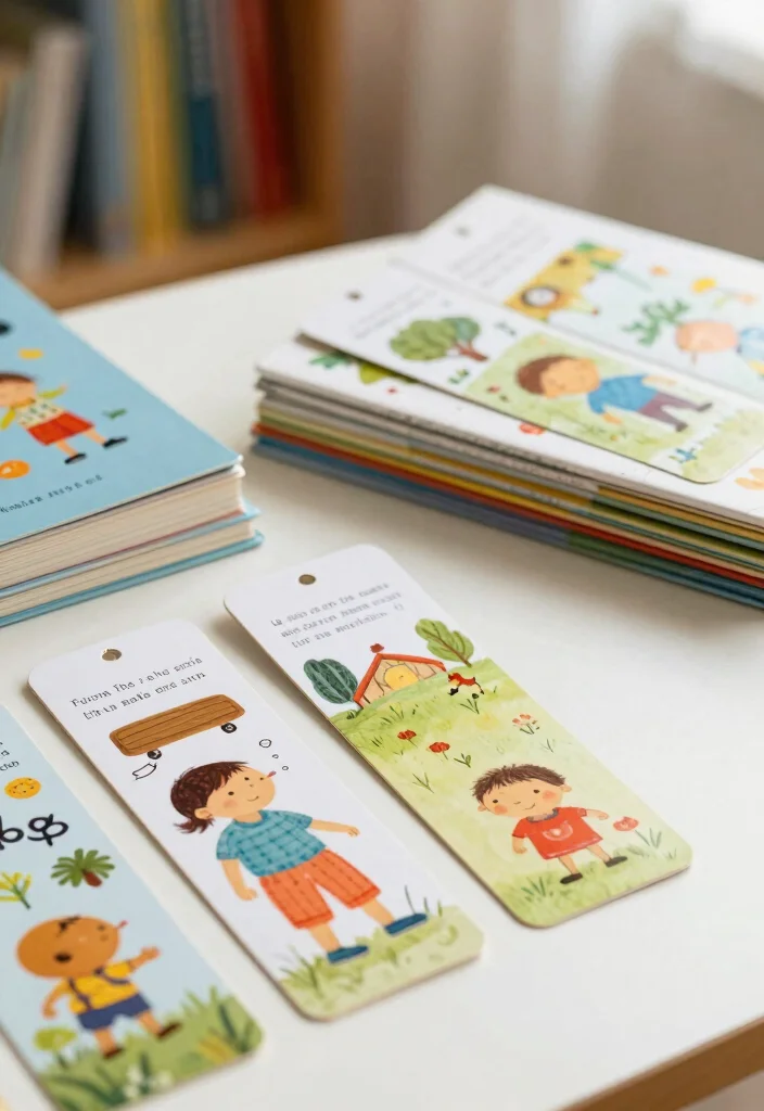 19 Cute DIY Valentine’s Bookmarks for Kids Using Paper and Markers - 11. Story Time Bookmarks 1