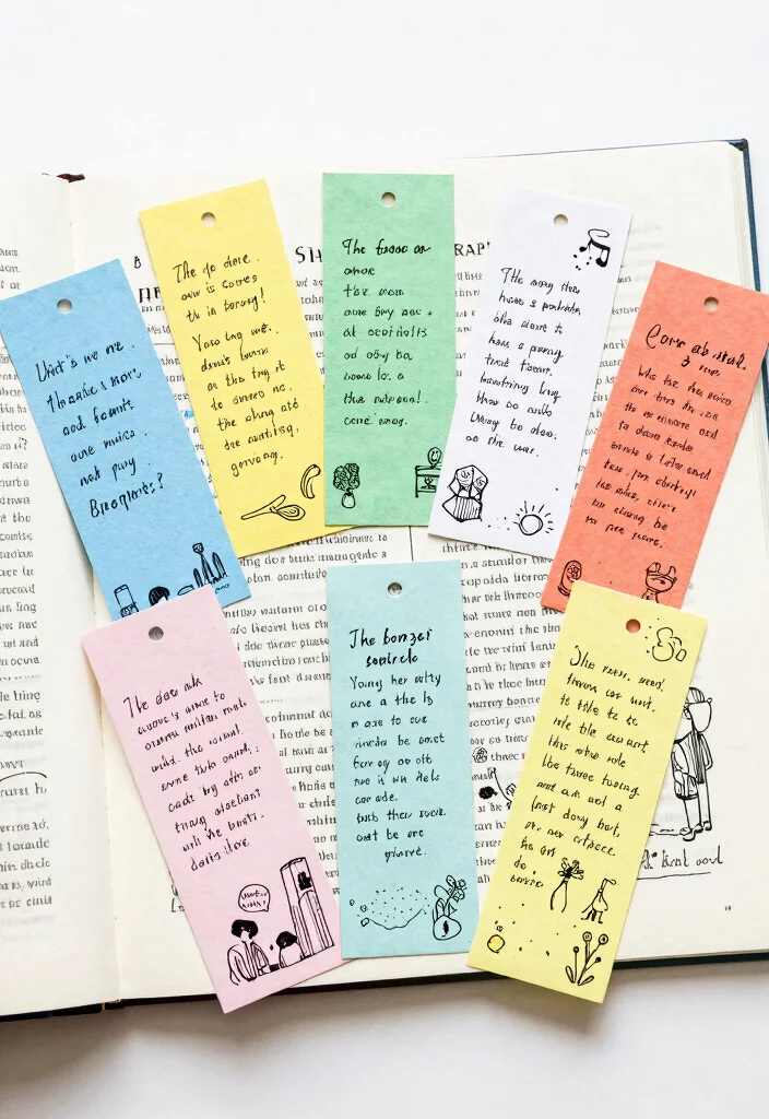 19 Cute DIY Valentine’s Bookmarks for Kids Using Paper and Markers - 12. Valentine’s Day Quotes Bookmarks 1