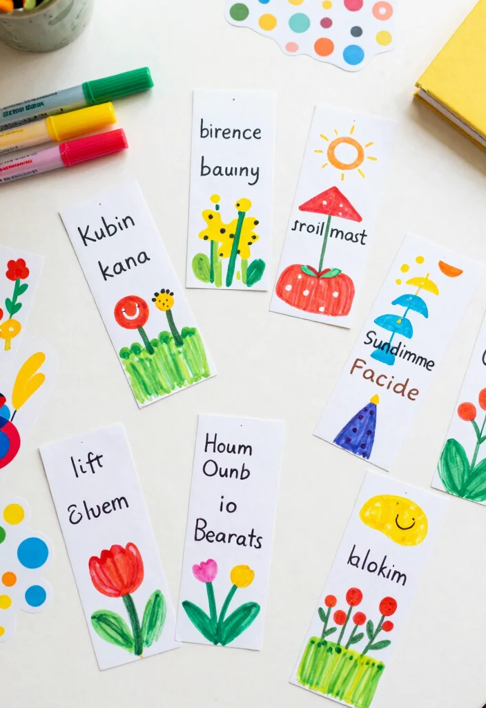 19 Cute DIY Valentine’s Bookmarks for Kids Using Paper and Markers - 14. Friendship Bookmarks 1