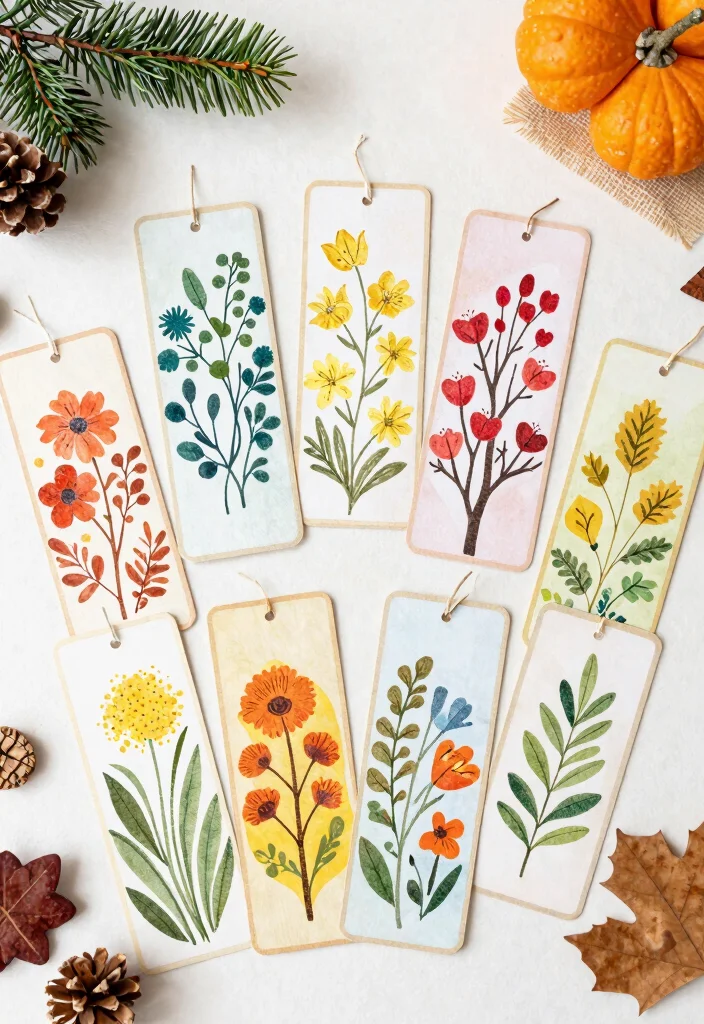 19 Cute DIY Valentine’s Bookmarks for Kids Using Paper and Markers - 17. Seasonal Bookmarks 1