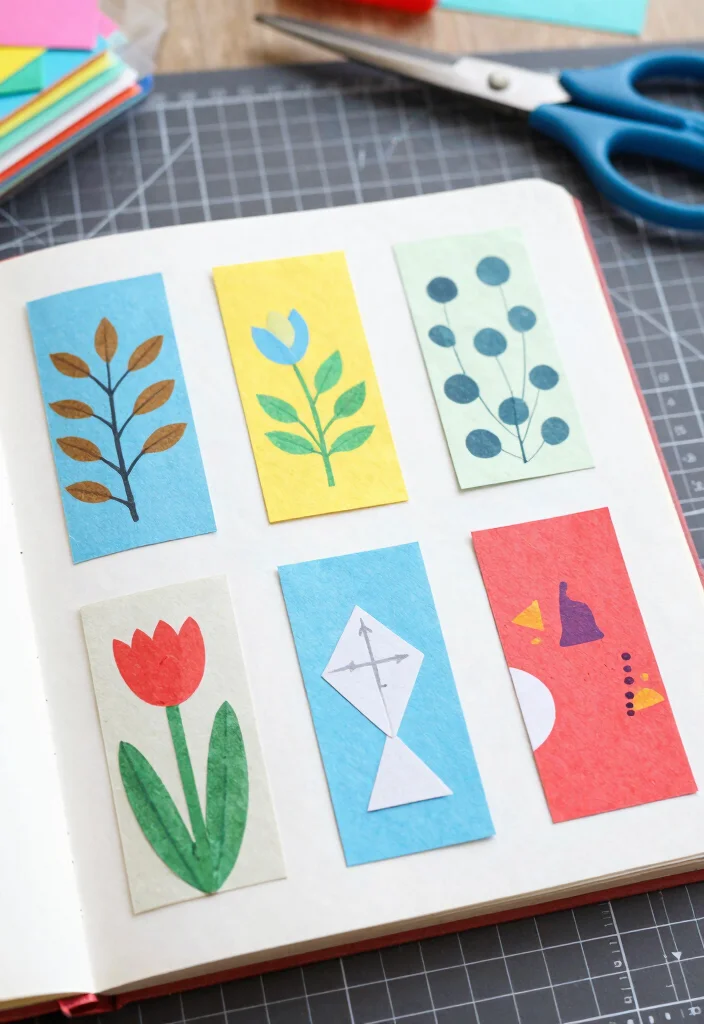 19 Cute DIY Valentine’s Bookmarks for Kids Using Paper and Markers - 8. Folded Paper Bookmarks 1