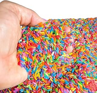 Rainbow Rice Sensory Bin Filler for Sensory Table - Colored Rice for Sen...