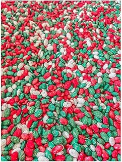 Colorful Sensory Bin Filler Themed and Seasonal Beans (Christmas, 4 Cups)
